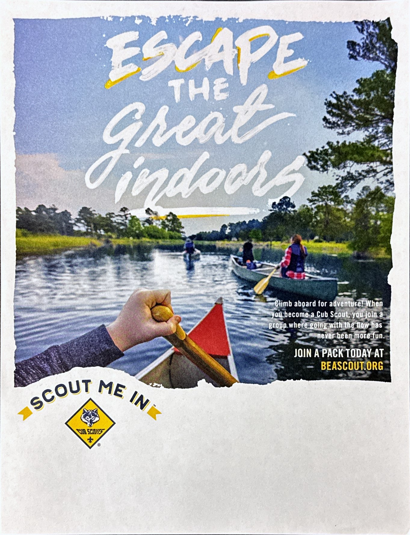 Scout Me In Flyer - Front